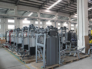 博菲特健身器材生產(chǎn)車間展示